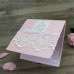 Pink Handmade Invitation Card Square Card Wedding Invitation Customized 